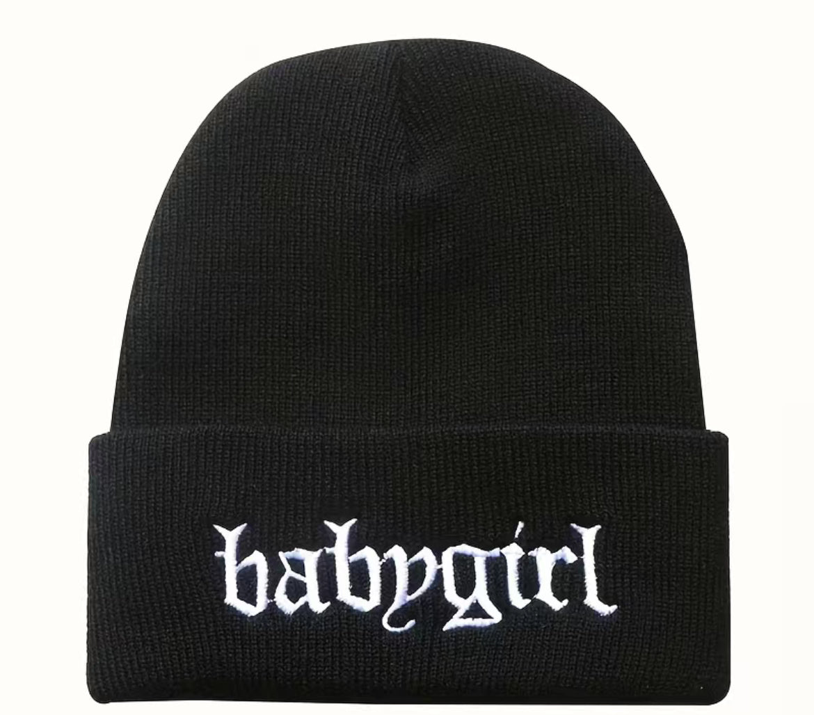 Baby Girl Embroidery Beanie