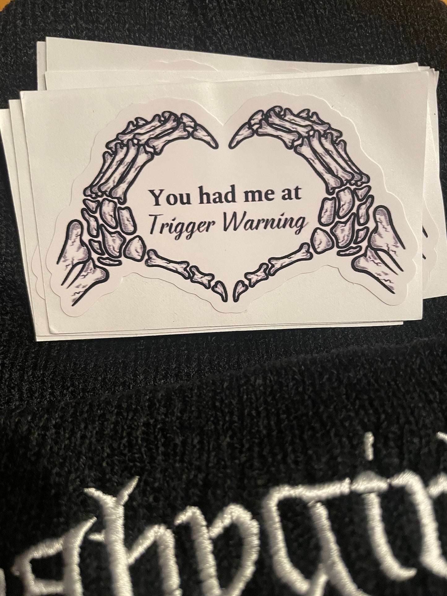 Trigger Warning Sticker