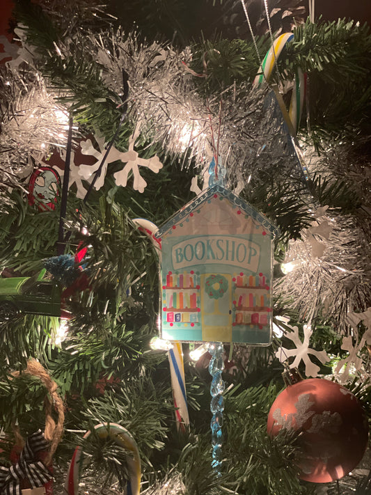 Bookshop Christmas Ornament