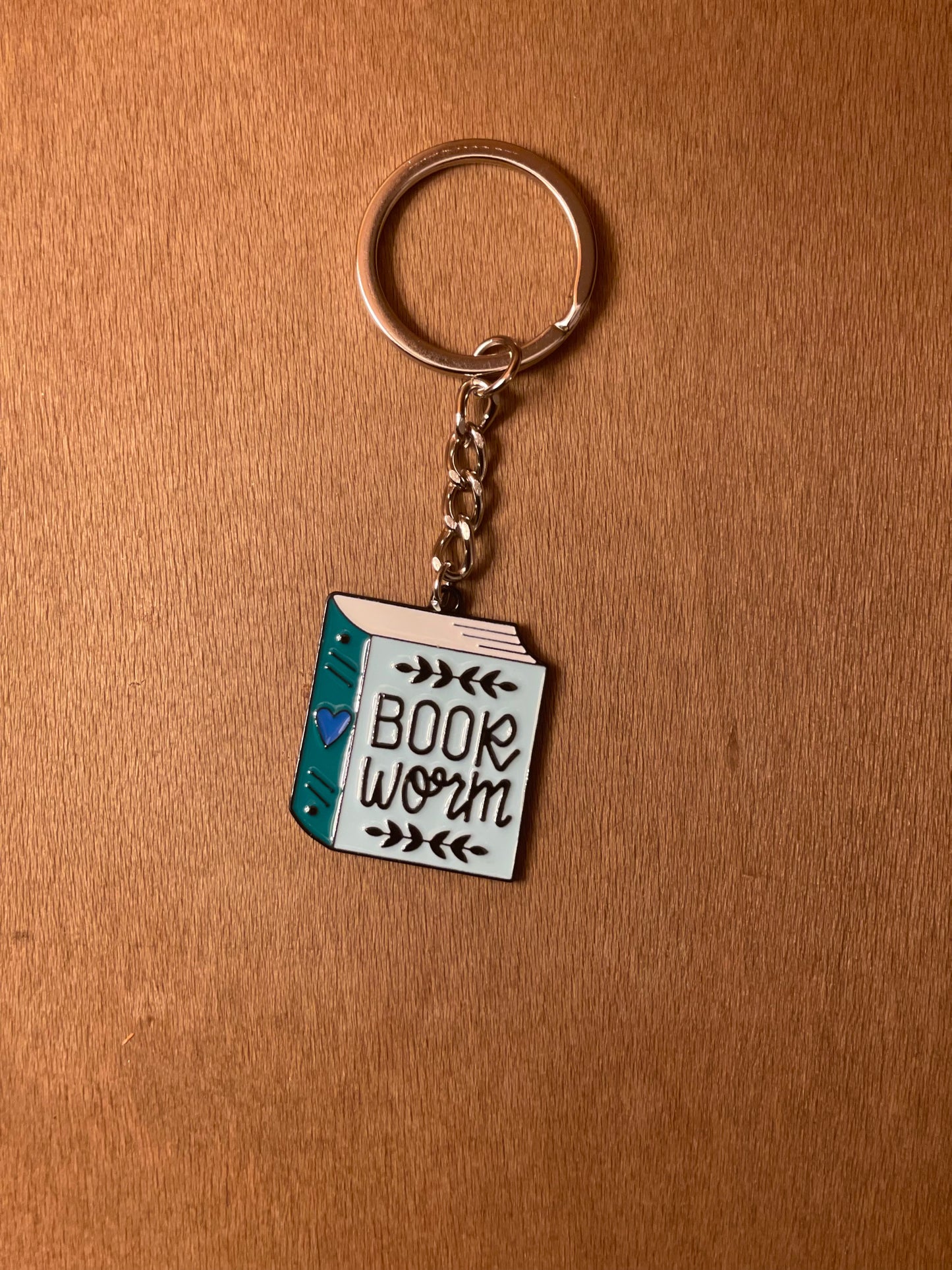 Book Worm Keychain