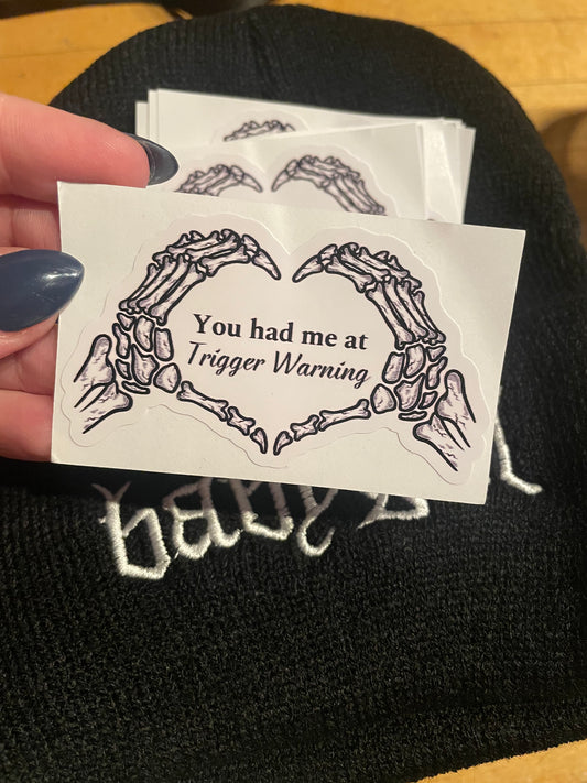 Trigger Warning Sticker