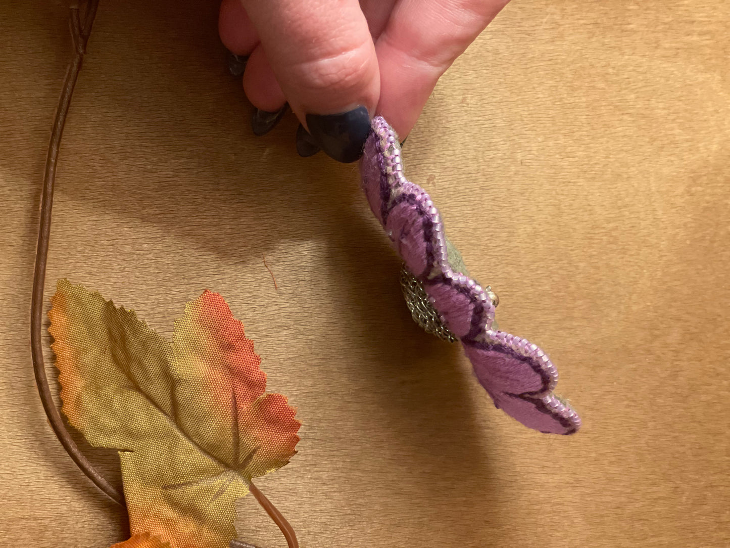 Flower Pin Hand Crafted
