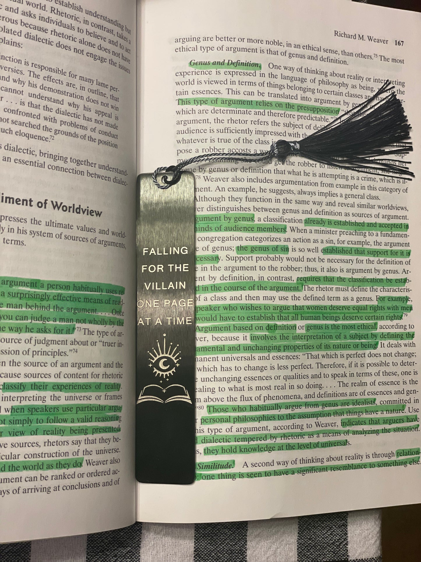 Villian Metal Bookmark