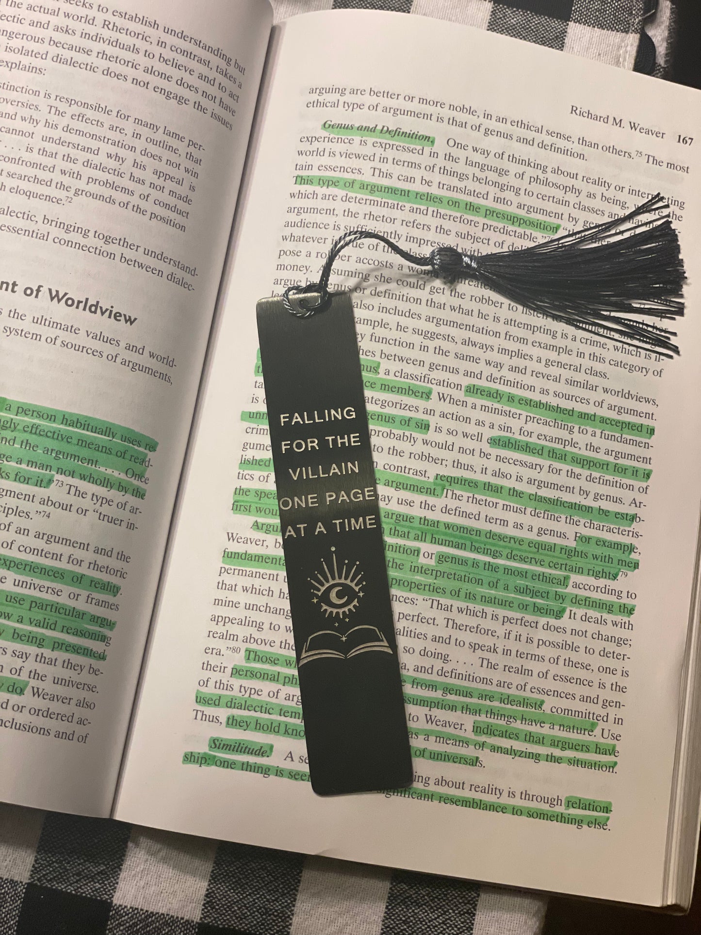Villian Metal Bookmark