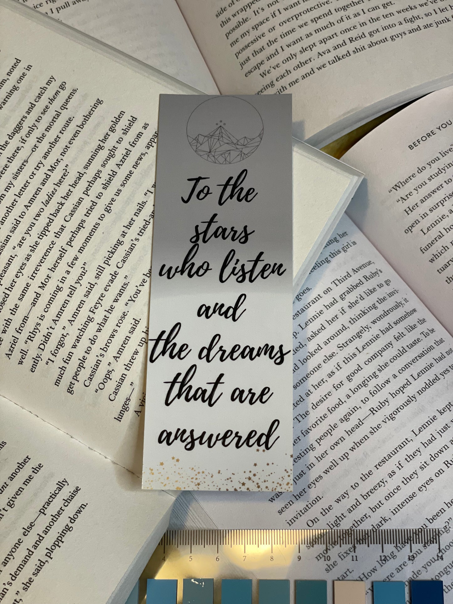 ACOMAF inspired bookmark